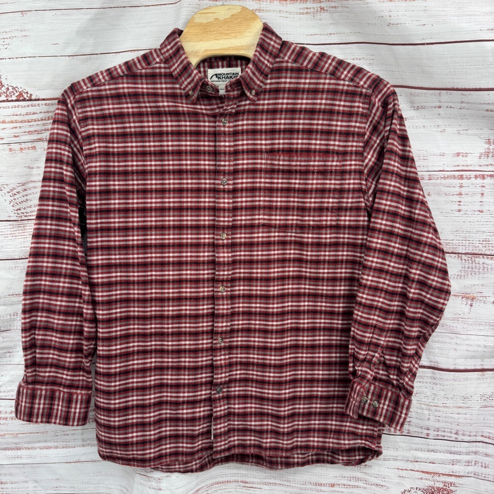 Mountain Khakis Flannel‎ Shirt Mens XL Button Down Plaid Long Sleeve Hiking